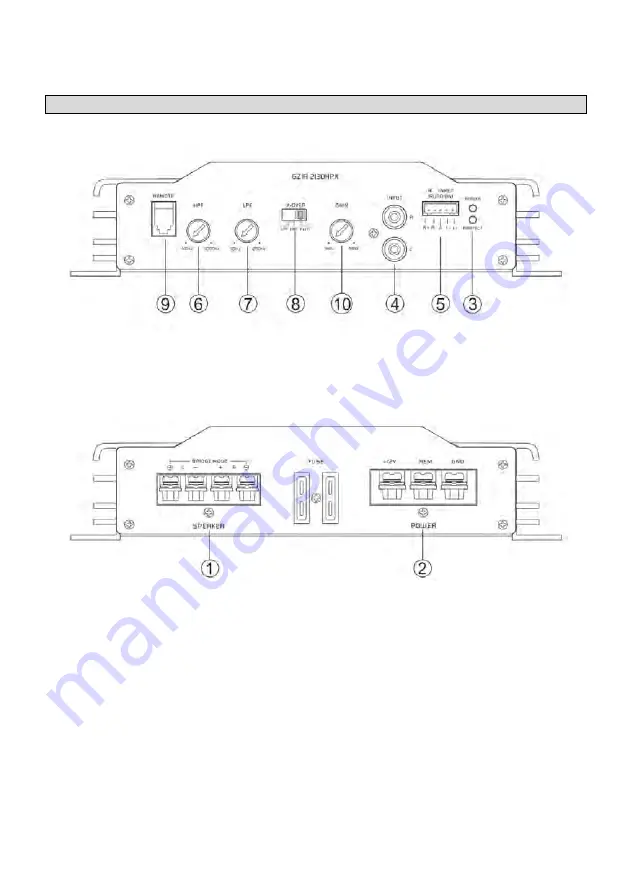 Ground Zero GZIA 2130HPX Owner'S Manual Download Page 8