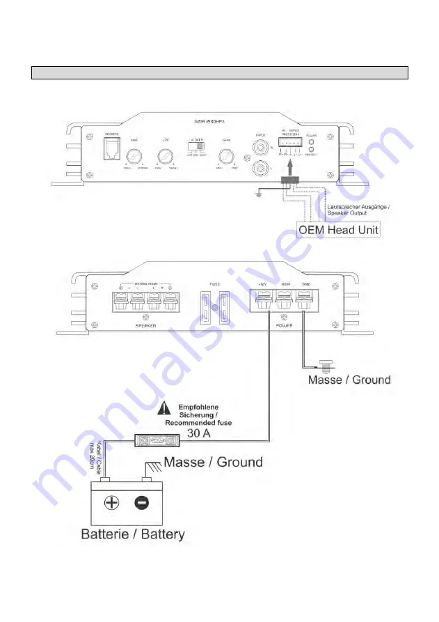 Ground Zero GZIA 2130HPX Owner'S Manual Download Page 15