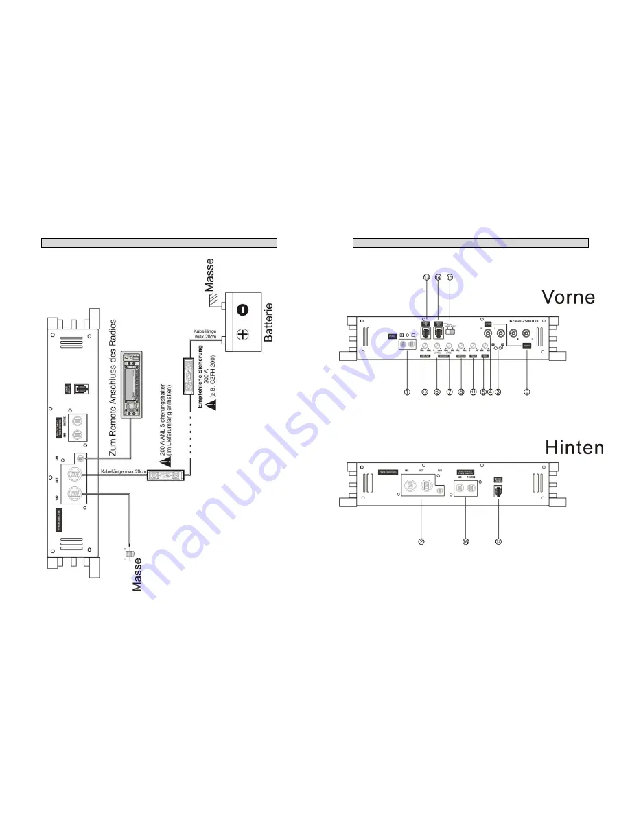 Ground Zero NUCLEARGZNA 1.2500DXII Owner'S Manual Download Page 3