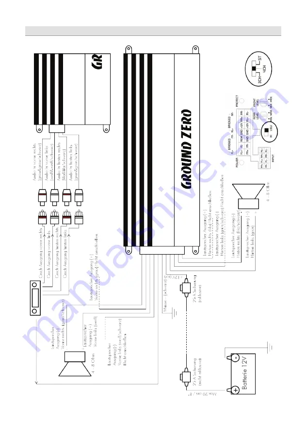 Ground Zero RADIOACTIVE GZRA MICRO FOUR Owner'S Manual Download Page 9