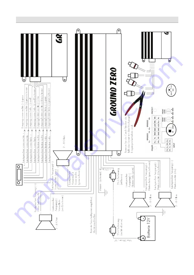 Ground Zero RADIOACTIVE GZRA MICRO FOUR Owner'S Manual Download Page 10