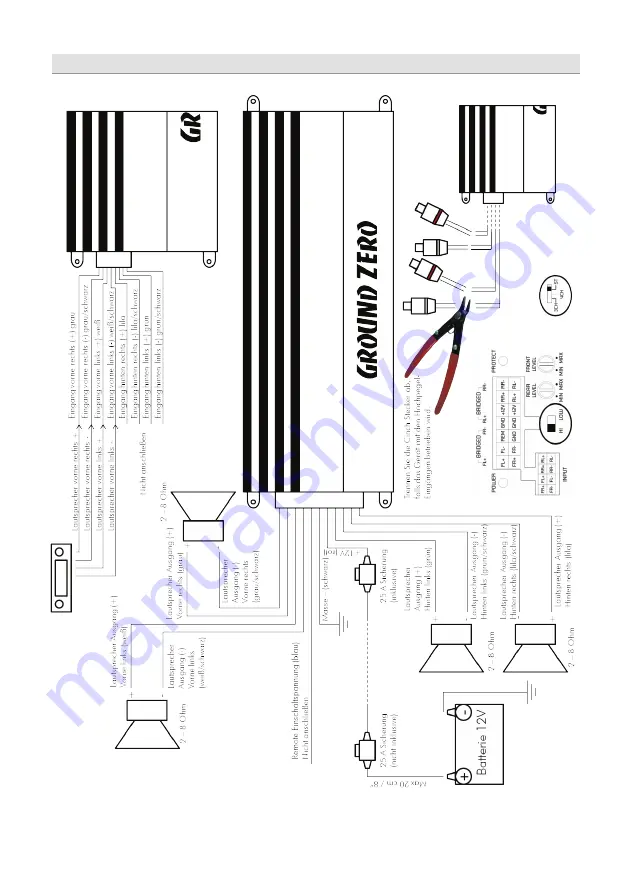 Ground Zero RADIOACTIVE GZRA MICRO FOUR Owner'S Manual Download Page 11