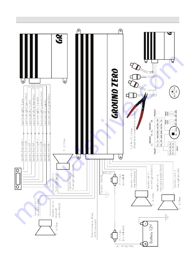 Ground Zero RADIOACTIVE GZRA MICRO FOUR Owner'S Manual Download Page 24