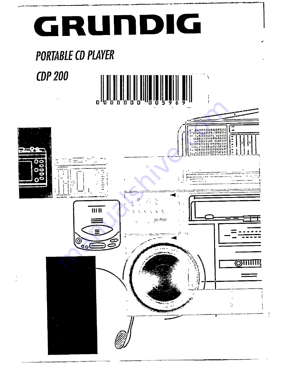 Grundig CDP 200 Скачать руководство пользователя страница 1