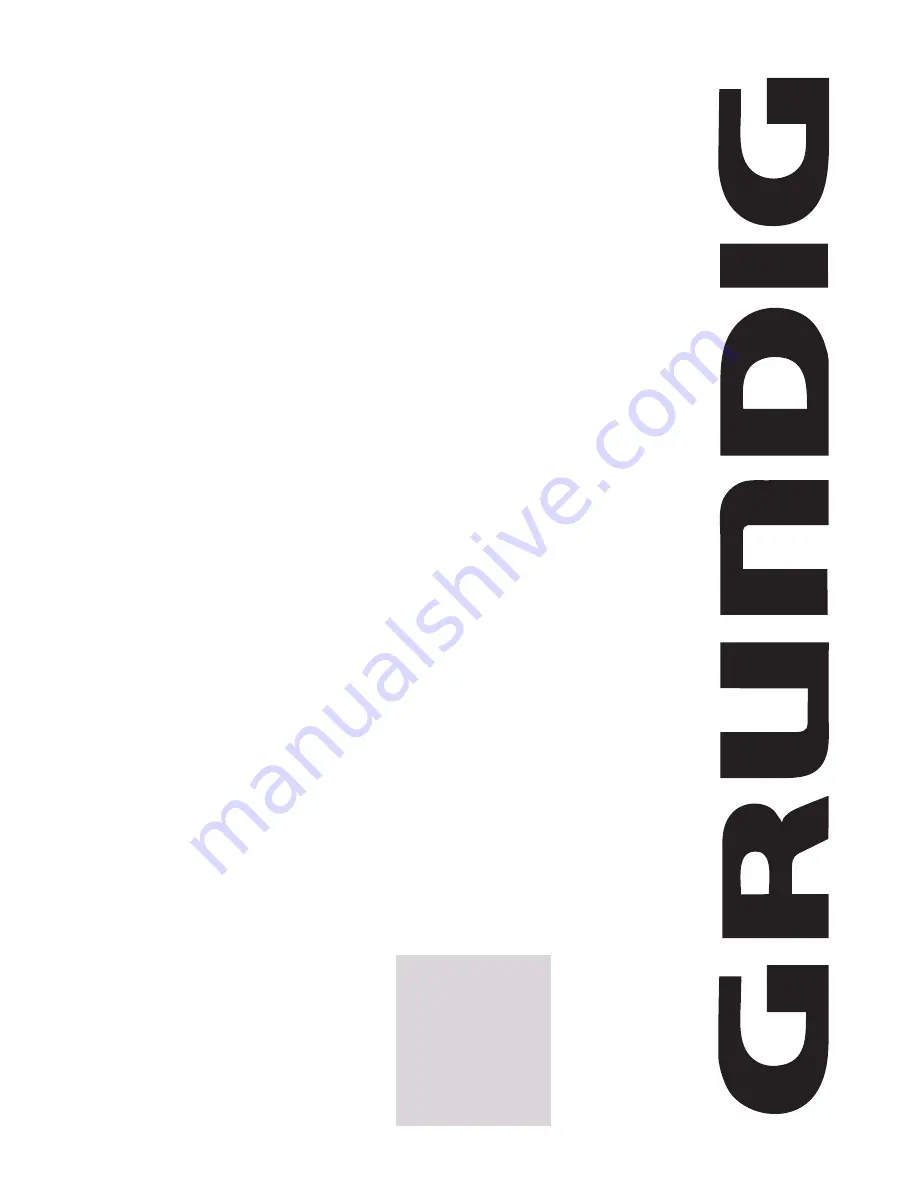 Grundig GDP 1600P User Manual Download Page 1