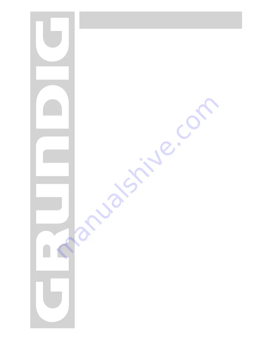 Grundig GDT 310 Manual Download Page 67