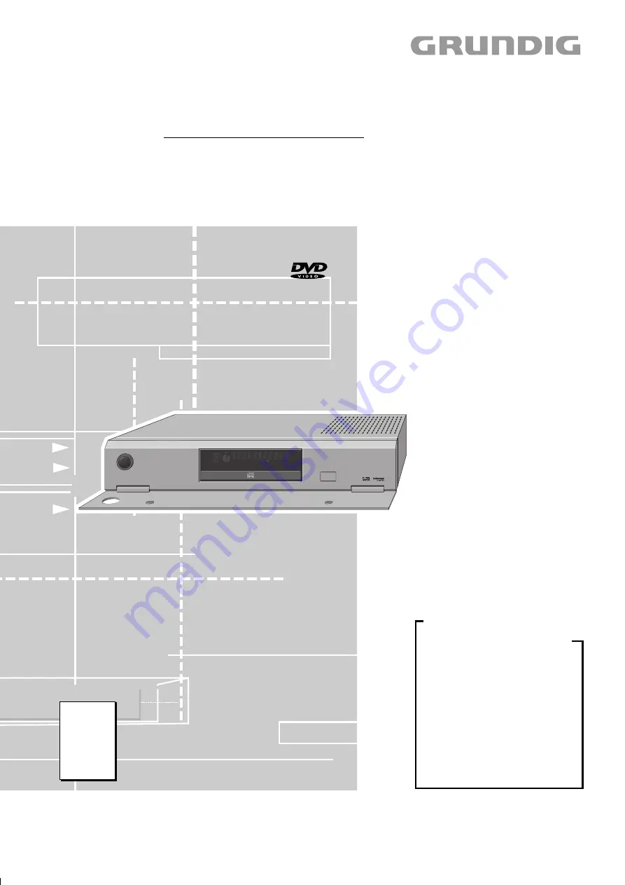 Grundig GDV 200 Скачать руководство пользователя страница 1