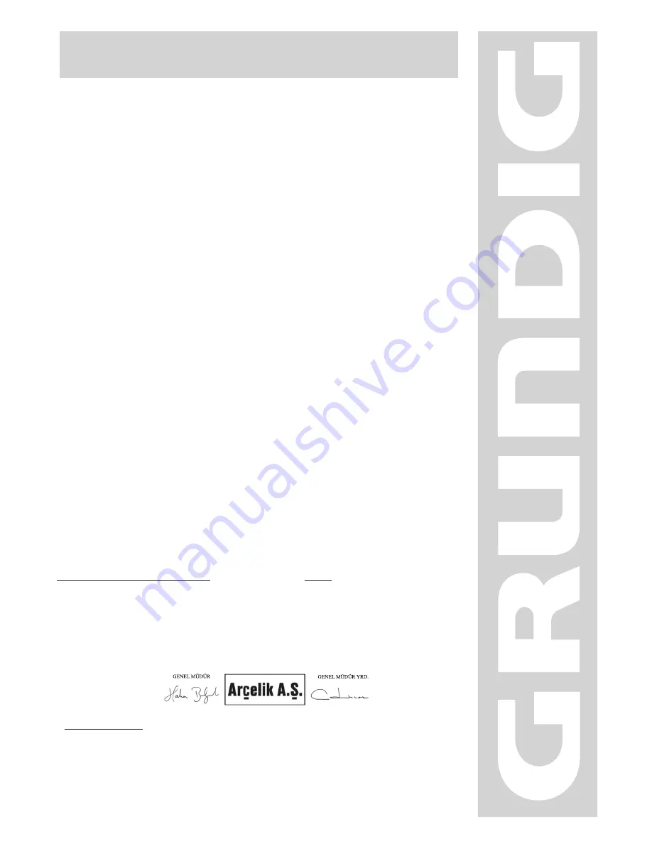 Grundig GSB 810 User Manual Download Page 79