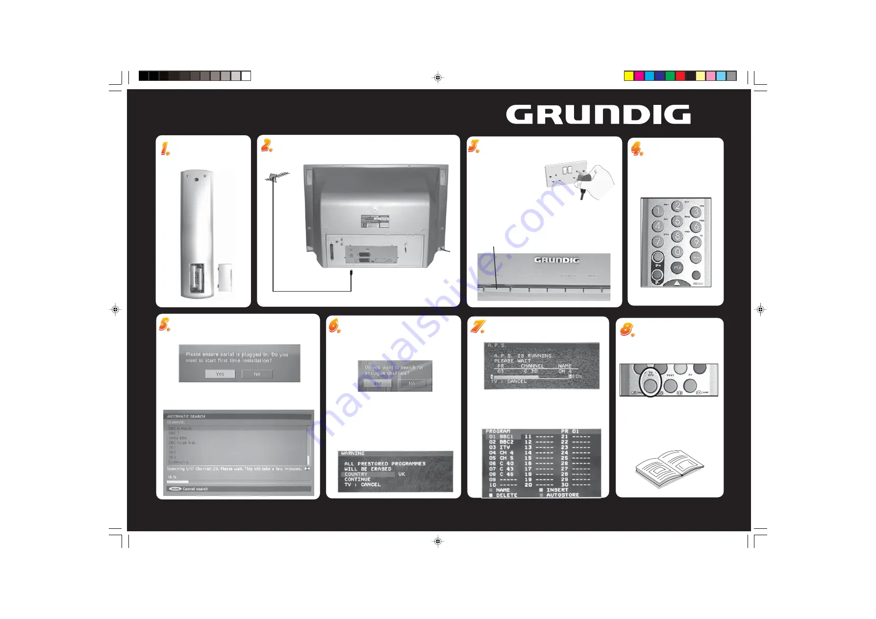 Grundig GUVCD2800 Quick Start Manual Download Page 1