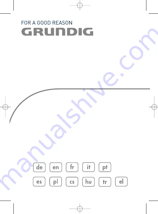 Grundig MC 4842 Скачать руководство пользователя страница 1