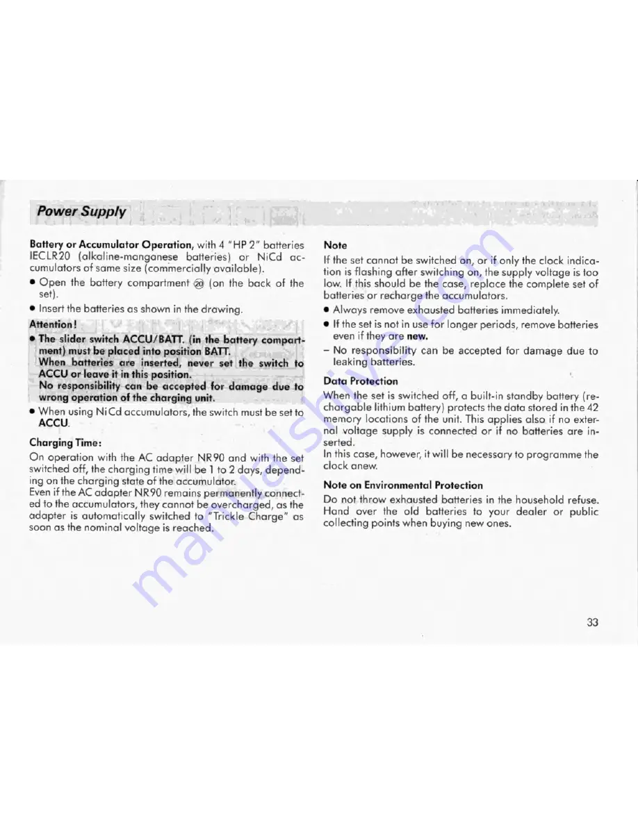 Grundig Satellit 500 User Manual Download Page 7