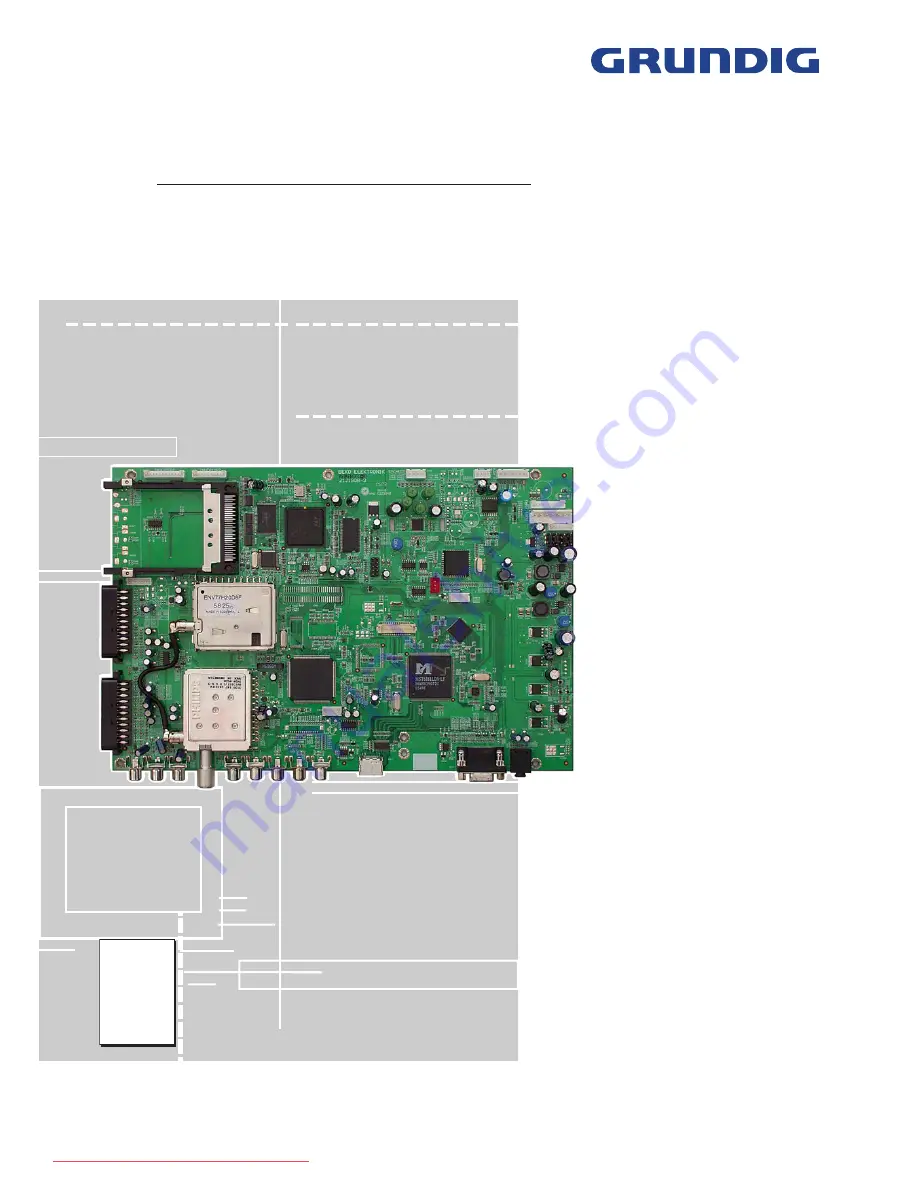 Grundig Sedance 32 Service Manual Download Page 1