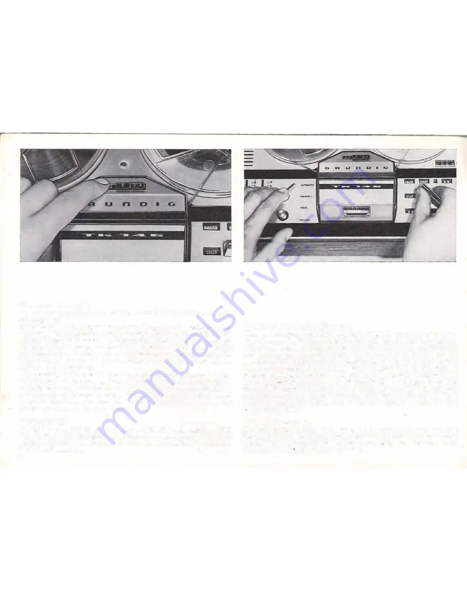 Grundig TK 146 Operating Instructions Manual Download Page 14