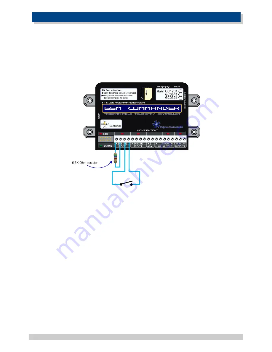 GSM Commander GC0321 User Manual Download Page 48