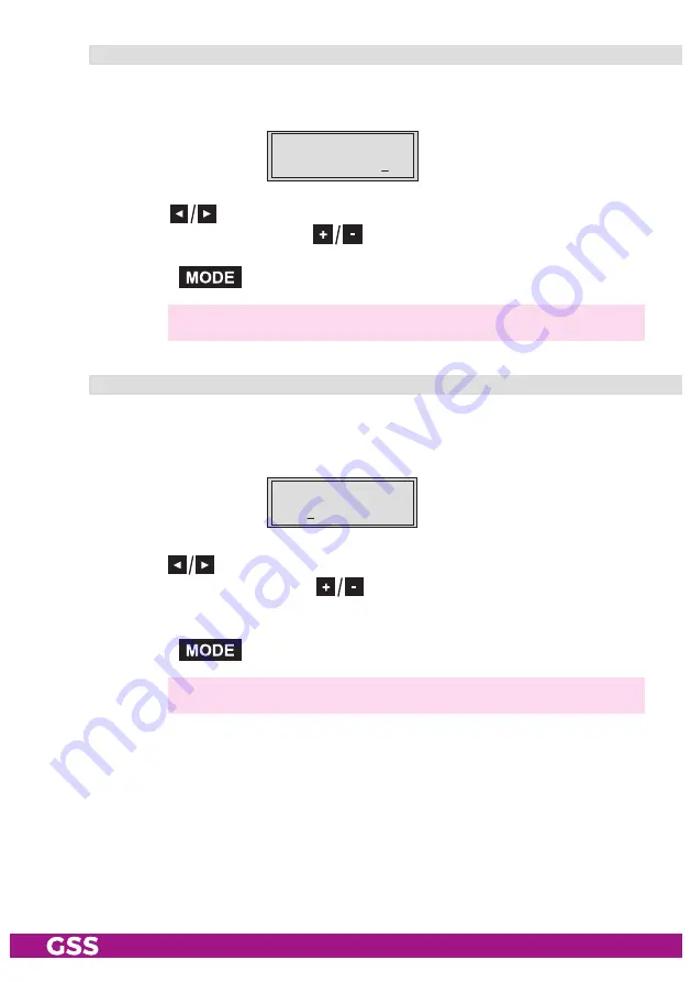 GSS HDMT 1000 SPTS Assembly Instruction Manual Download Page 20