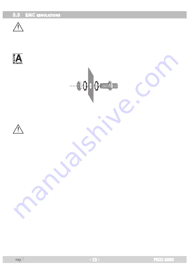 GSS PROFESSIONAL PSCU 6000 Скачать руководство пользователя страница 12