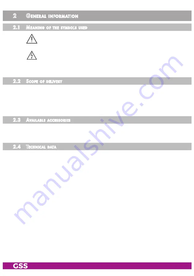 GSS STC 1200 Assembly Instruction Manual Download Page 6