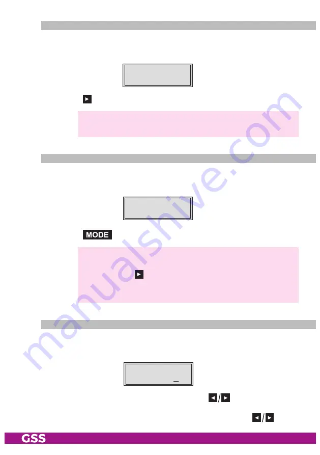 GSS STC 1200 Assembly Instruction Manual Download Page 30