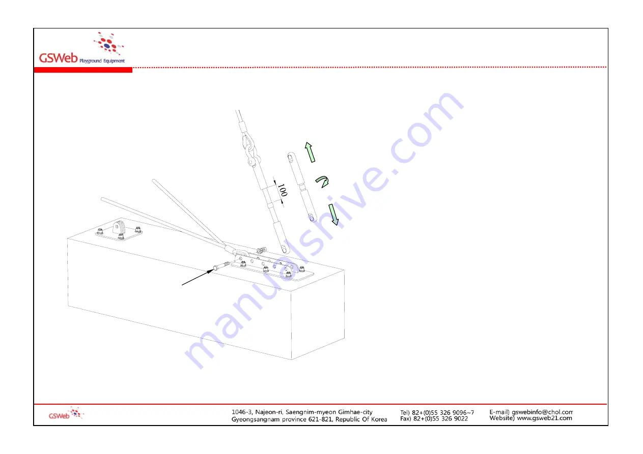 GSWeb Playground Equipment GS-W5002 Installation Manual Download Page 10