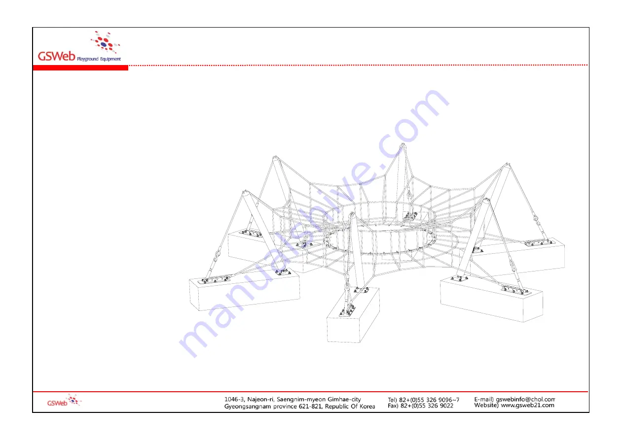 GSWeb Playground Equipment GS-W5002 Скачать руководство пользователя страница 13