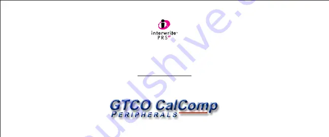 GTCO CalComp InterWrite PRS Remote Clicker Скачать руководство пользователя страница 2