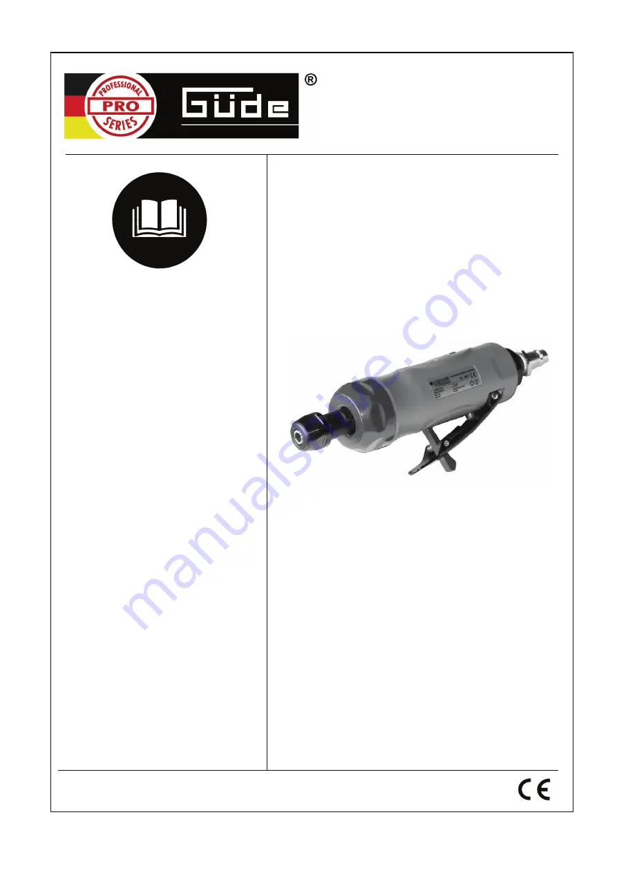 Gude 22000 PRO Translation Of Original Operating Instructions Download Page 1