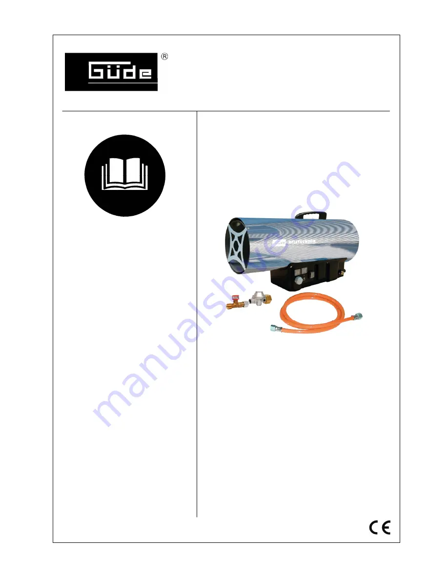 Gude 85032 Original Operating Instructions Download Page 1