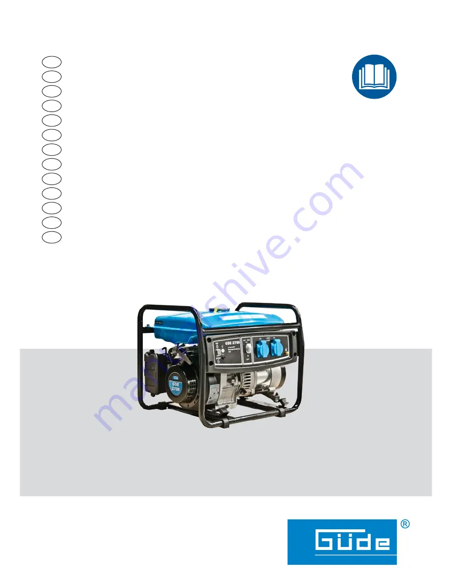 Gude GSE 2700 Original Instructions Manual Download Page 1