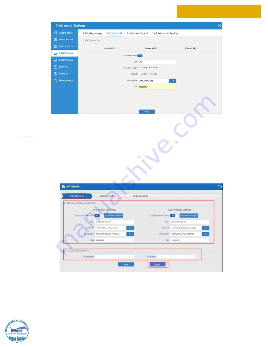 Guepard Networks GC1200ac Manual Download Page 15