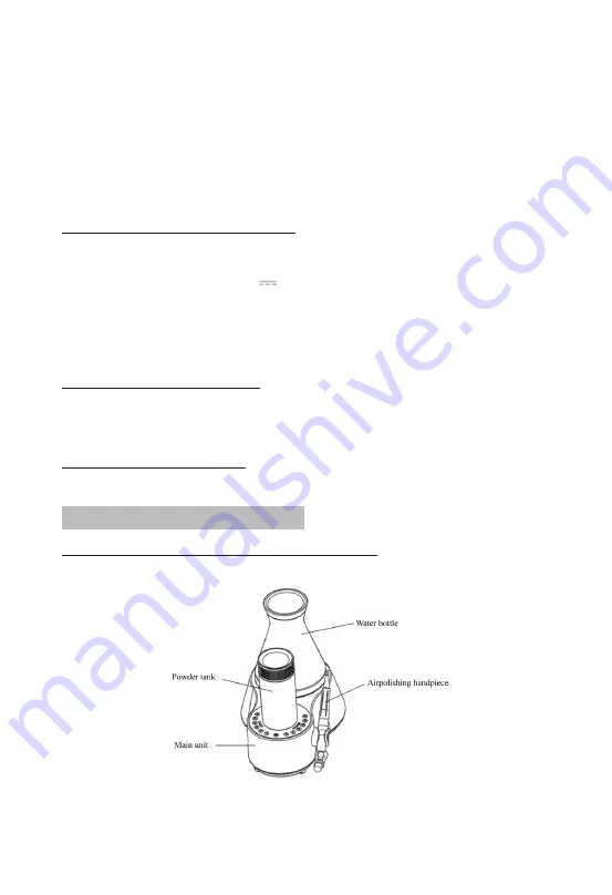 Guilin Woodpecker Medical Instrument AP-A Instruction Manual Download Page 4