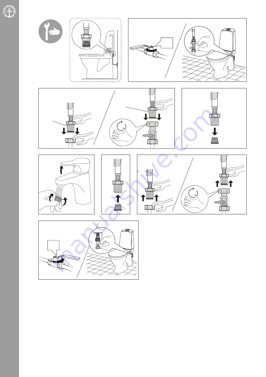 Gustavsberg Nautic 1500 Installation Instructions Manual Download Page 20