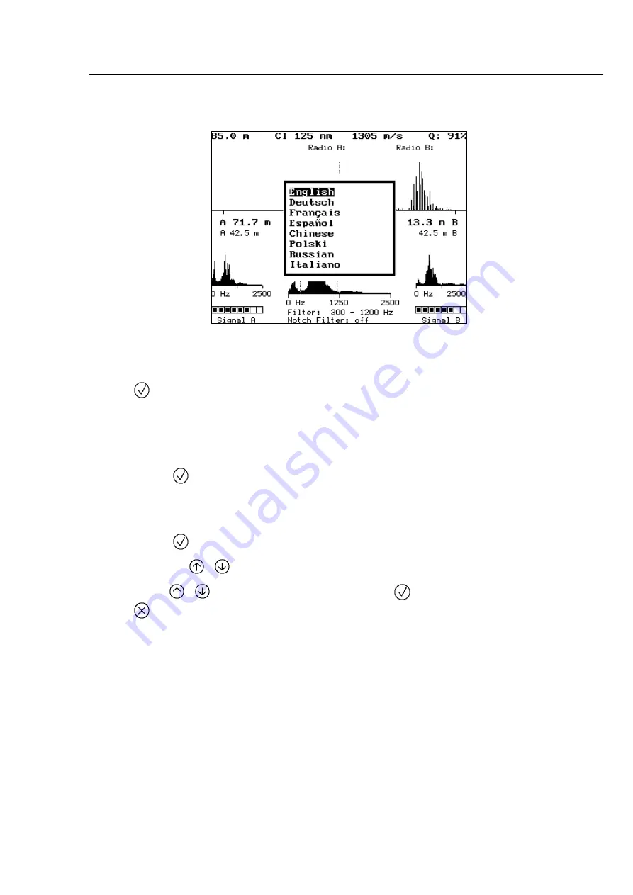 Gutermann AQUASCAN 610 Operating Manual Download Page 27