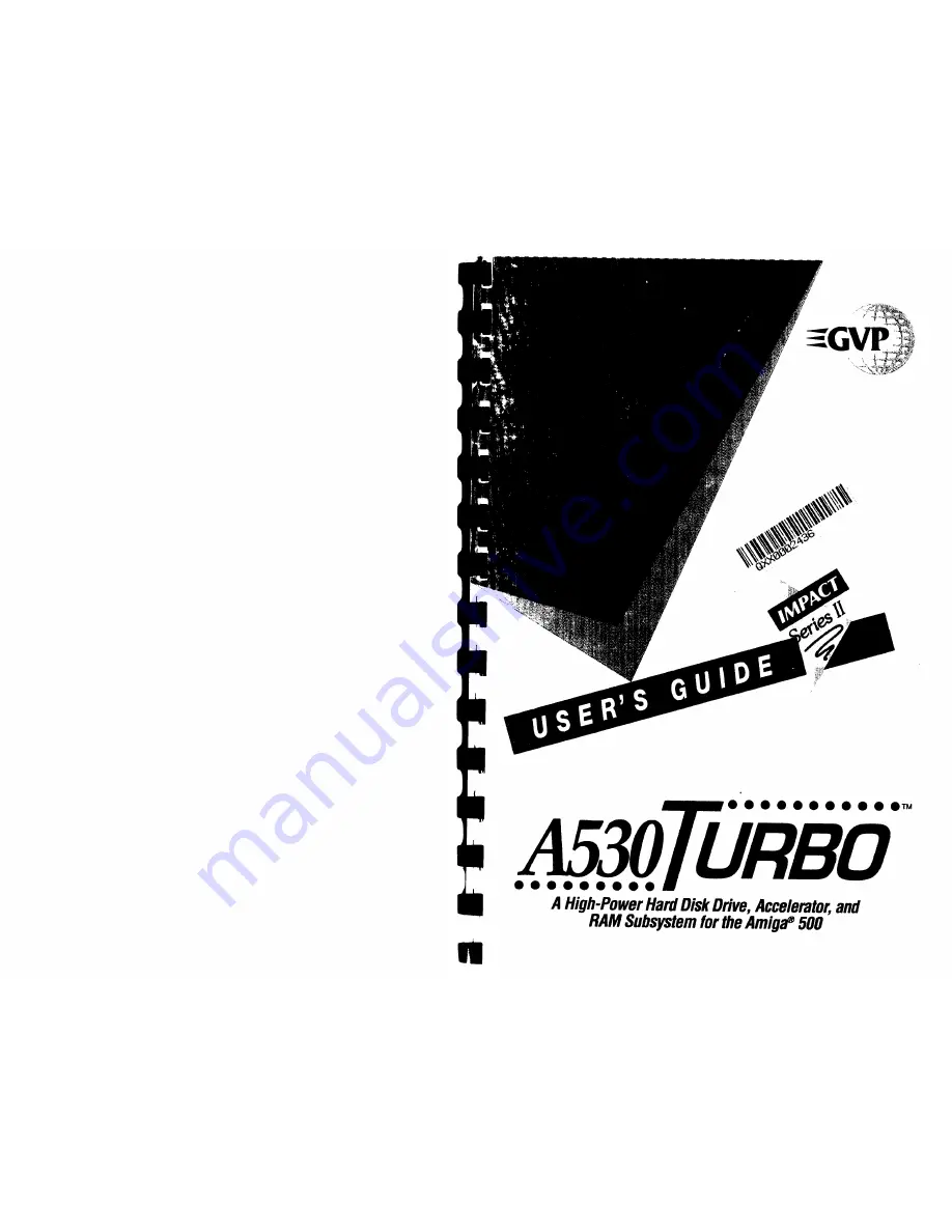 GVP A530 Turbo User Manual Download Page 1