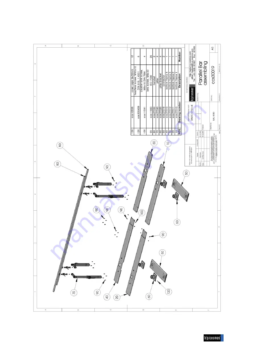 h/p/cosmos cos30018 Скачать руководство пользователя страница 16