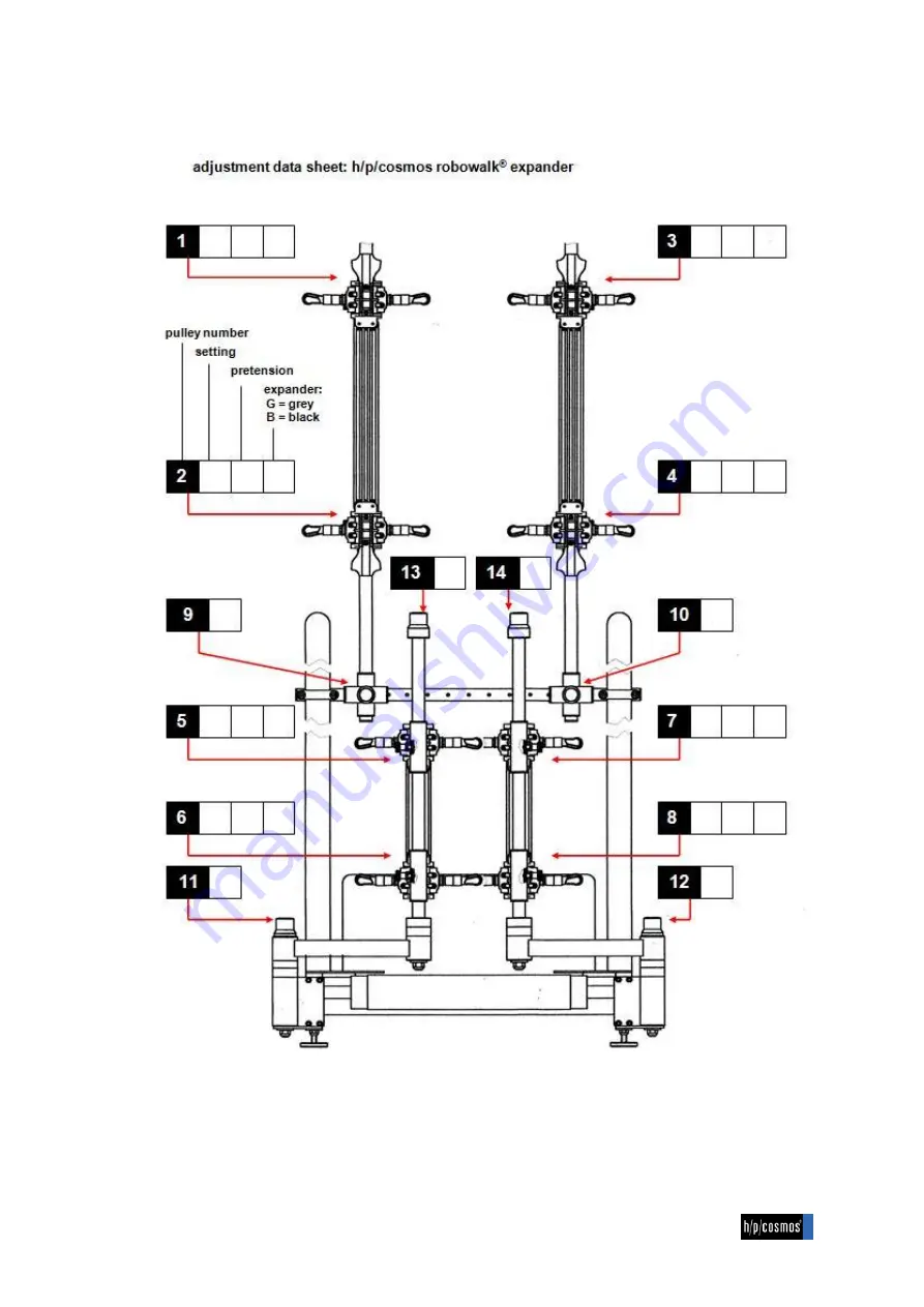 h/p/cosmos Robowalk expander AW Скачать руководство пользователя страница 62