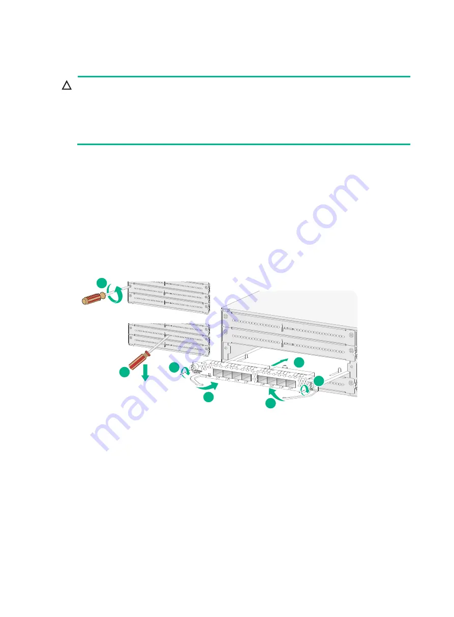 H3C SecPathT5000-C Installation Manual Download Page 21