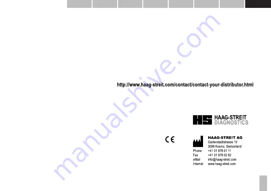 Haag-Streit BI 900 Instructions For Use Manual Download Page 29