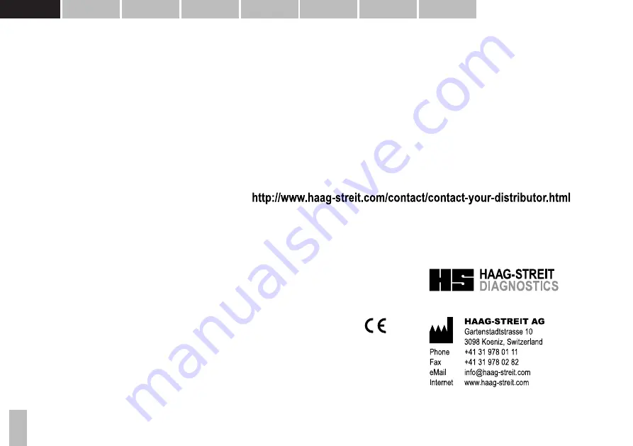 Haag-Streit BX 900 Скачать руководство пользователя страница 28