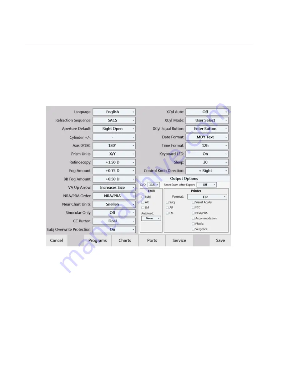 Haag-Streit VISUTRON 900 Touch User Manual Download Page 34