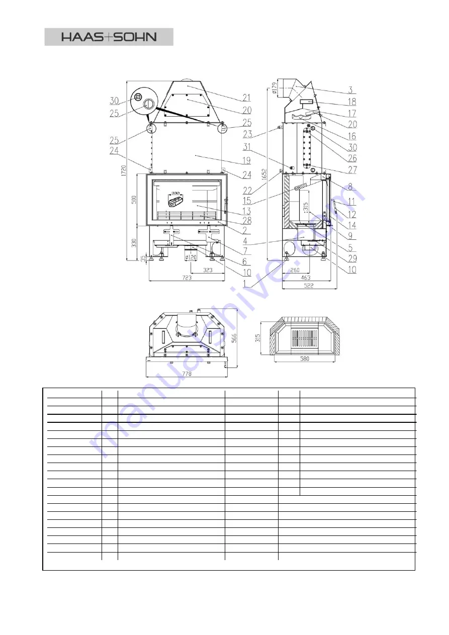 HAAS + SOHN AQUA 187.19-WT Installation And Operating Manual Download Page 2