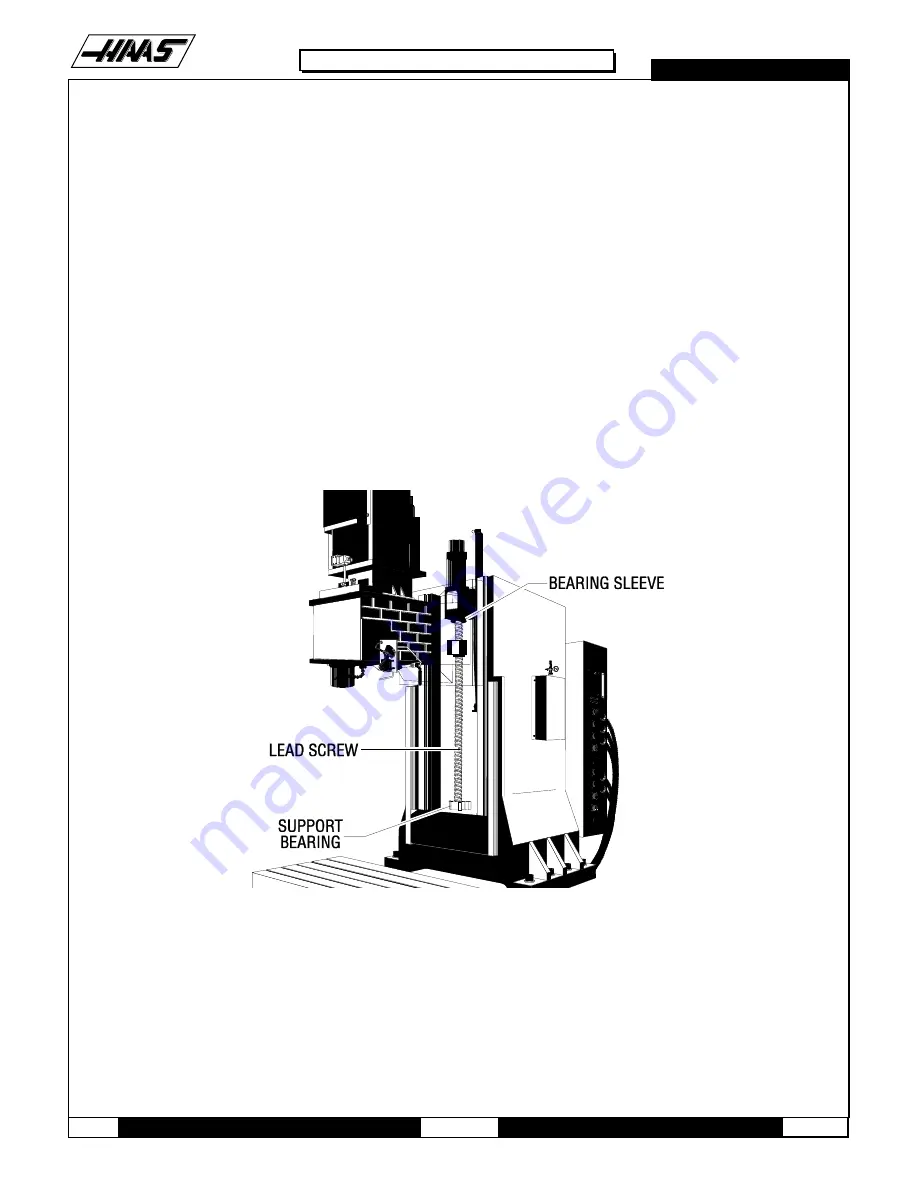 Haas VF-SERIES Service Manual Download Page 96