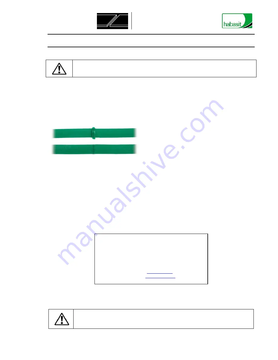 Habasit PQ-01 Use And Maintenance Manual Download Page 29