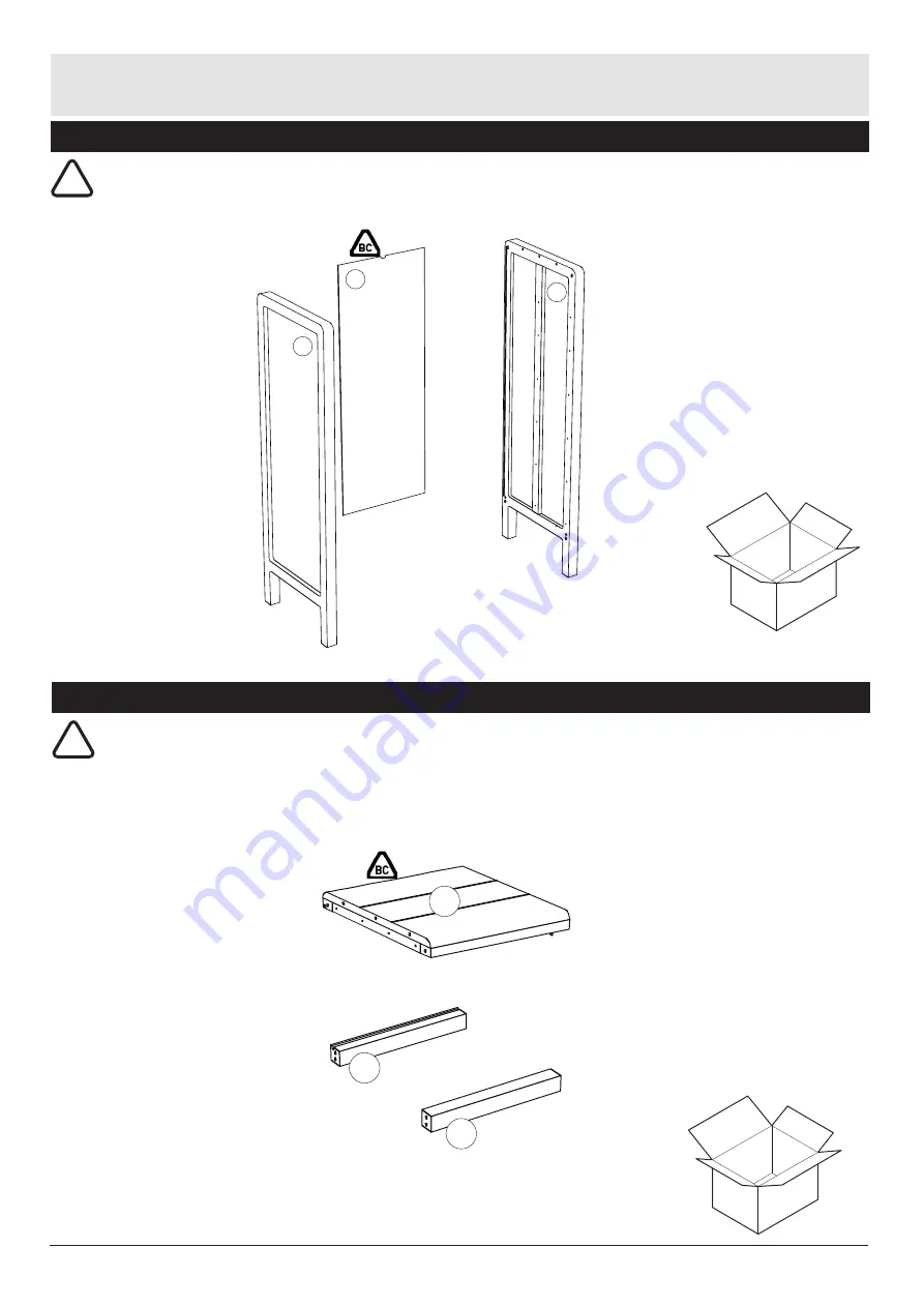 Habitat 845/4830 Assembly Instructions Manual Download Page 3