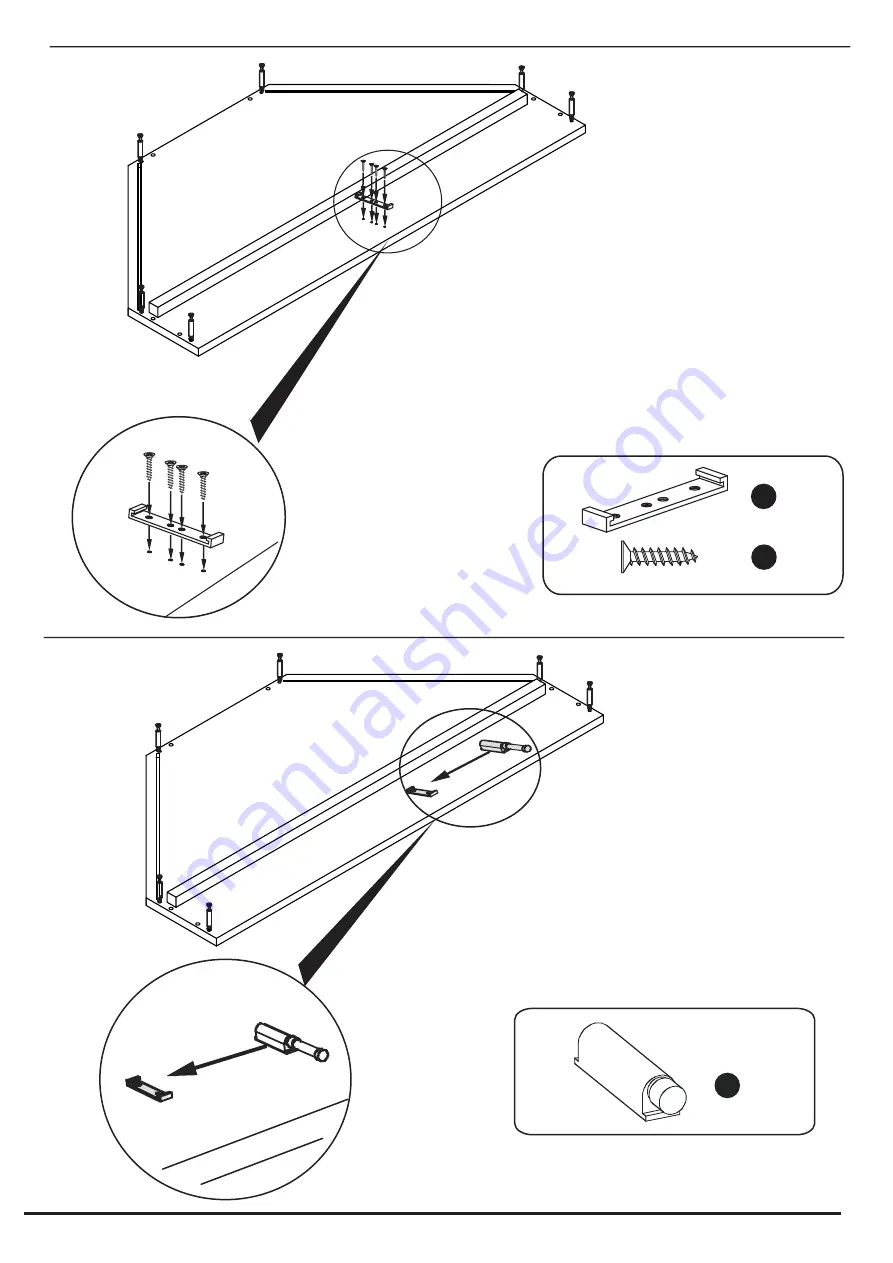 Habitat MAX Corner AV Oak Assembly Instructions Manual Download Page 4