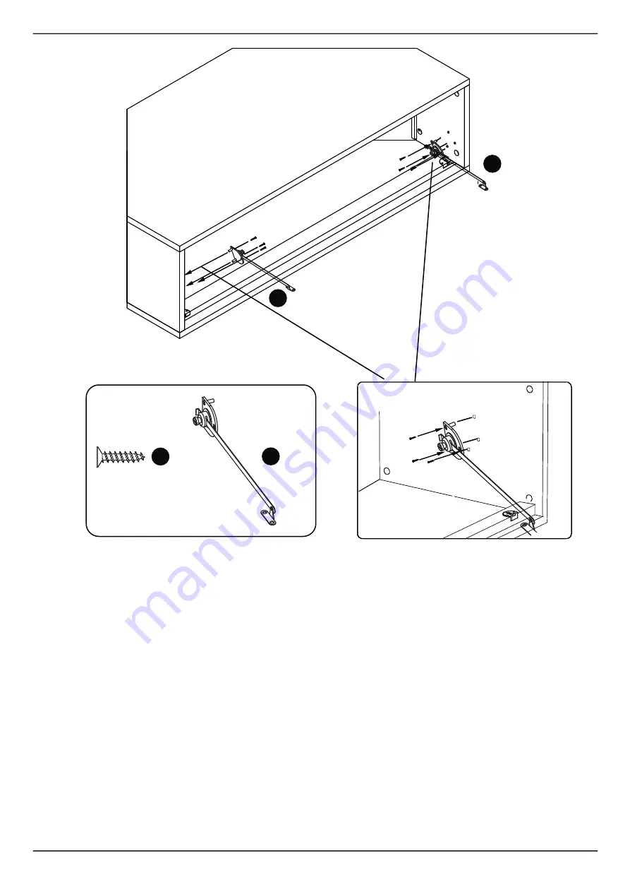 Habitat MAX Corner AV Oak Assembly Instructions Manual Download Page 8