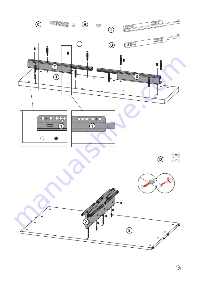 Habitat Milla 817570 Assembly Instructions Manual Download Page 9