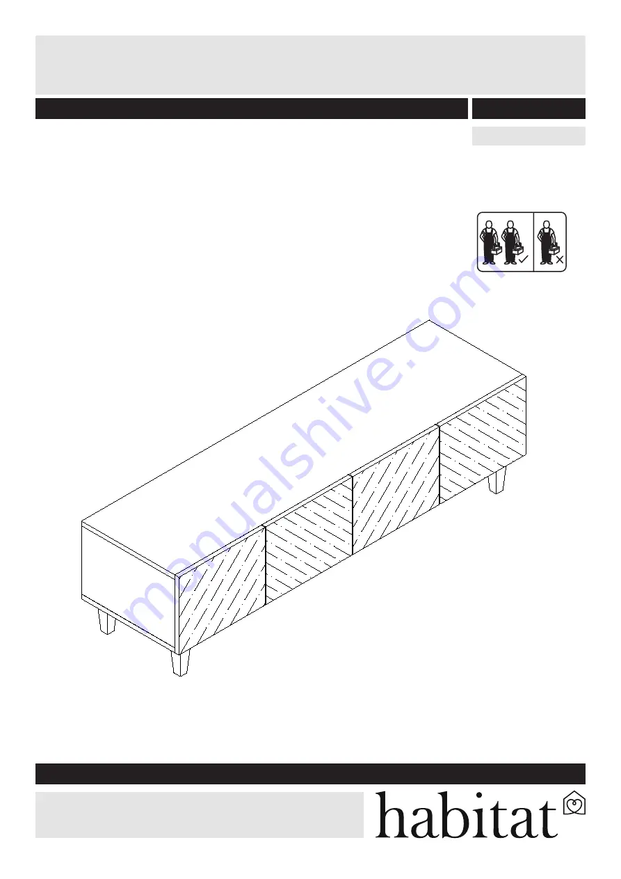 Habitat VERONA AV LARGE VERO-AVL-SS20-A Assembly Instructions Download Page 1