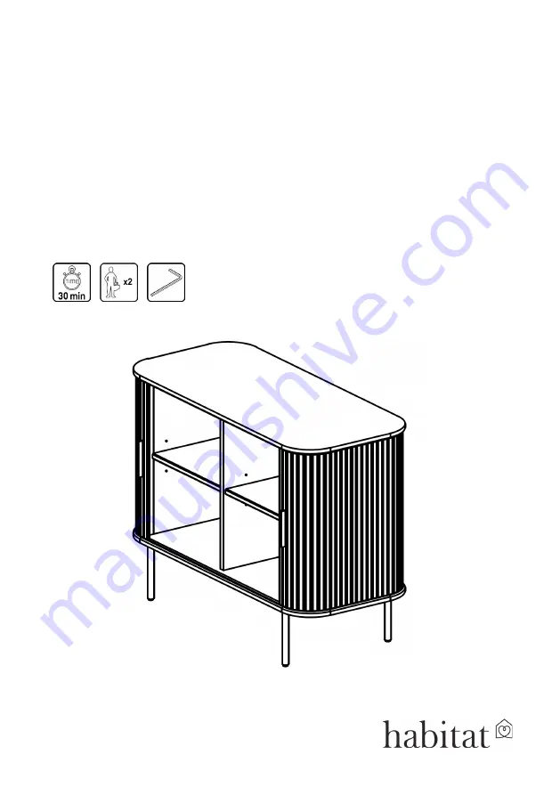 Habitat Yves 821595 Manual Download Page 1