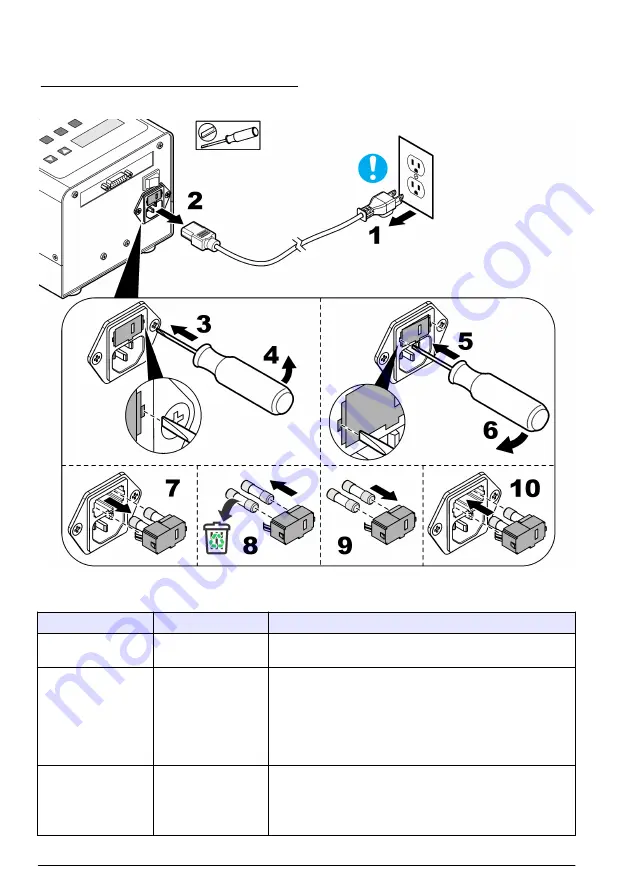 HACH LANGE QuikChem 8500 2 Series Maintenance And Troubleshooting Manual Download Page 70