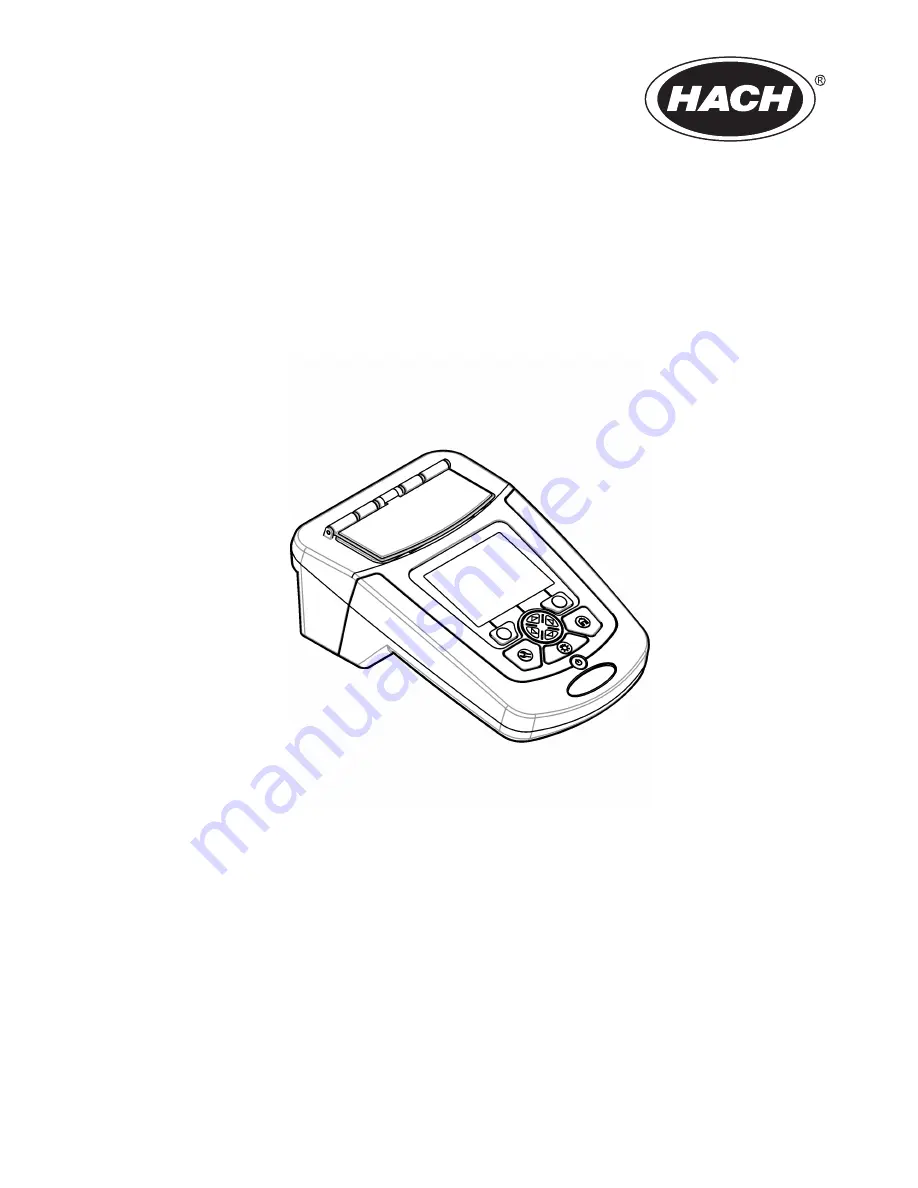 Hach lange dr 1900 User Manual Download Page 1